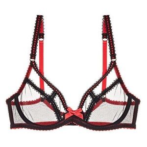 L’Agent Mariona Sheer Bra/Thong Set
